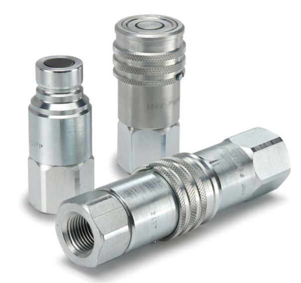 Parker派克FEM 和 FEC系列接头 HTMA（ISO 16028）无泄漏，齐平快速接头，在压力下连接（液压，最高4568 psi